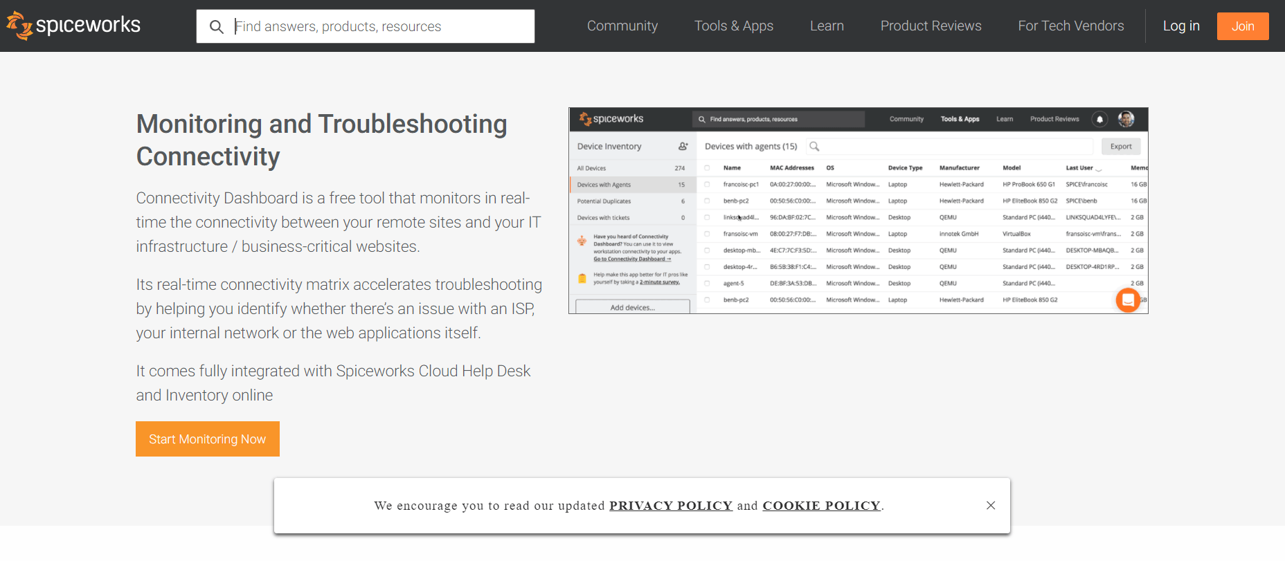 Best Network Monitoring Software Tools Compared by Crazy Egg Story