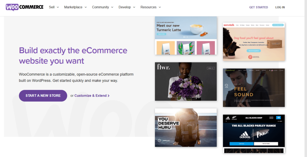 WooCommerce home page