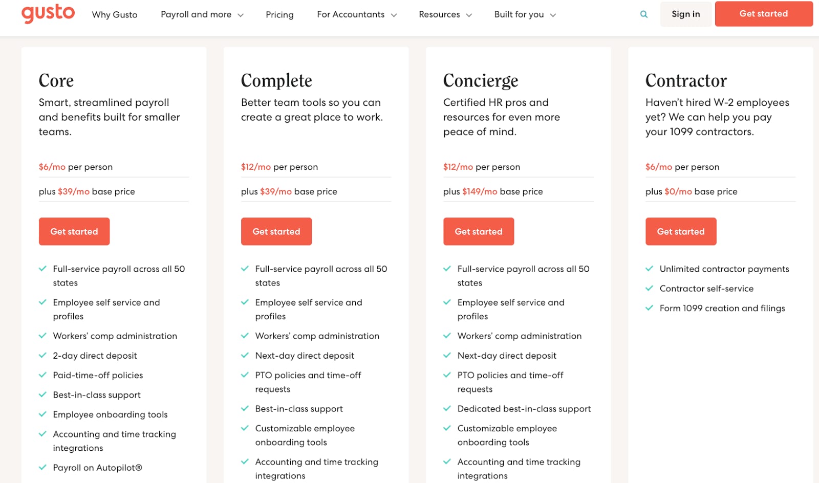 Gusto Vs. QuickBooks Payroll Comparison 2022