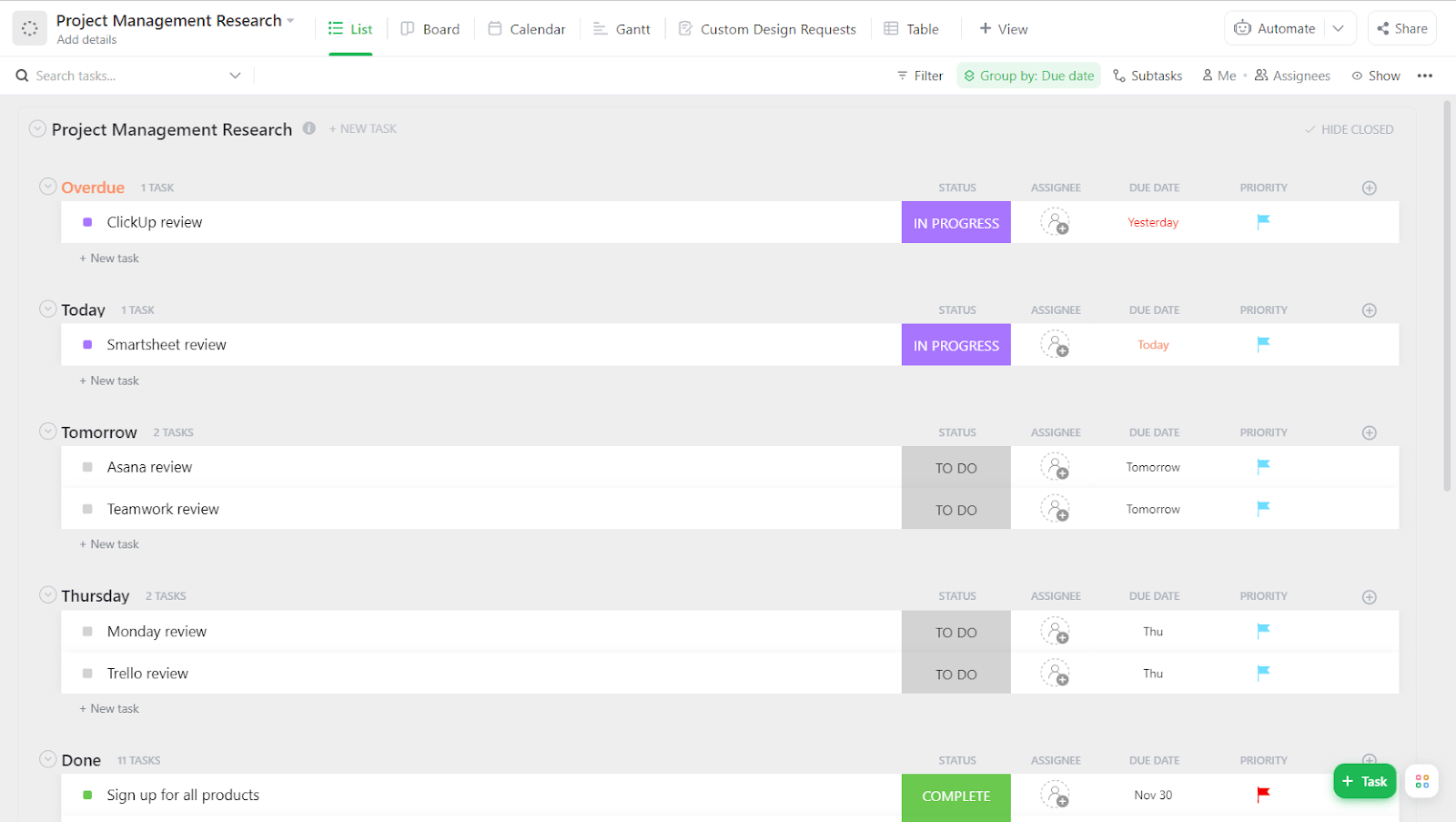Best Project Management Software Compared by Crazy Egg